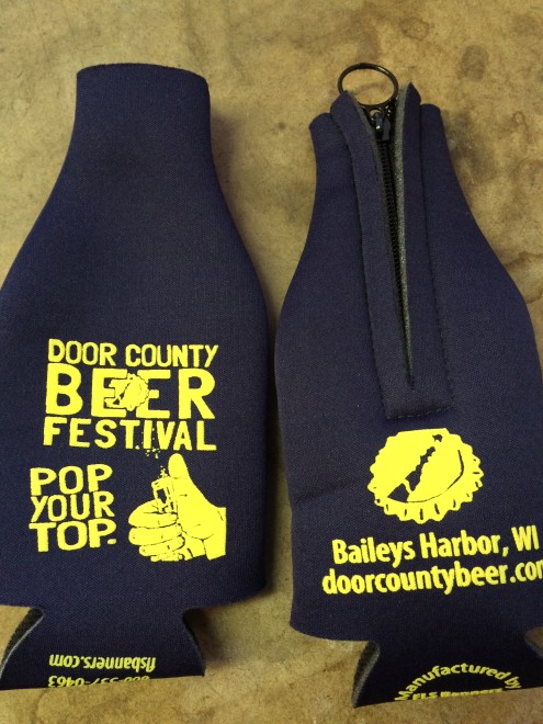 Door County Beer Festival Bottle Koozie Door County Gear